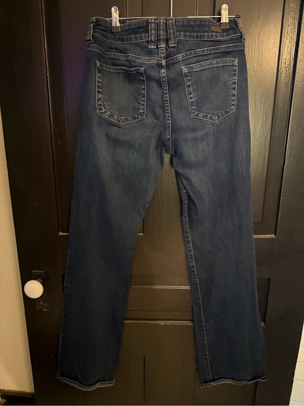 Kut from the Kloth Dark Indigo Wide Leg Jeans - Picture 3 of 7